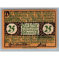 ALEMANIA 1921 BILLETE SIN CIRCULAR HERMOSO